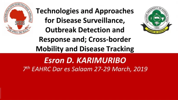 Esron D. KARIMURIBO 7 th EAHRC Dar es Salaam 27-29 March, 2019