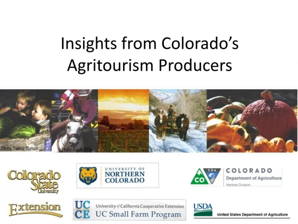 Insights from Colorado’s Agritourism Producers