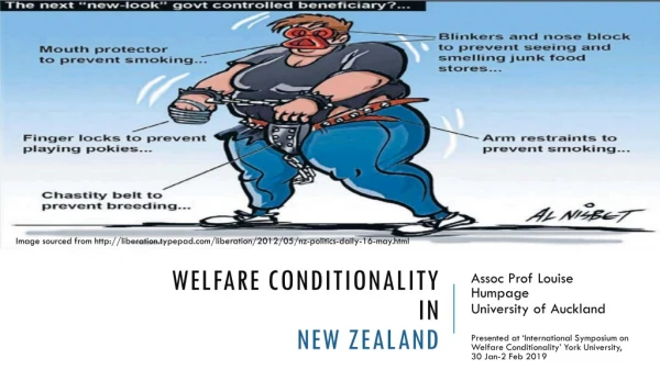 Welfare Conditionality IN New Zealand