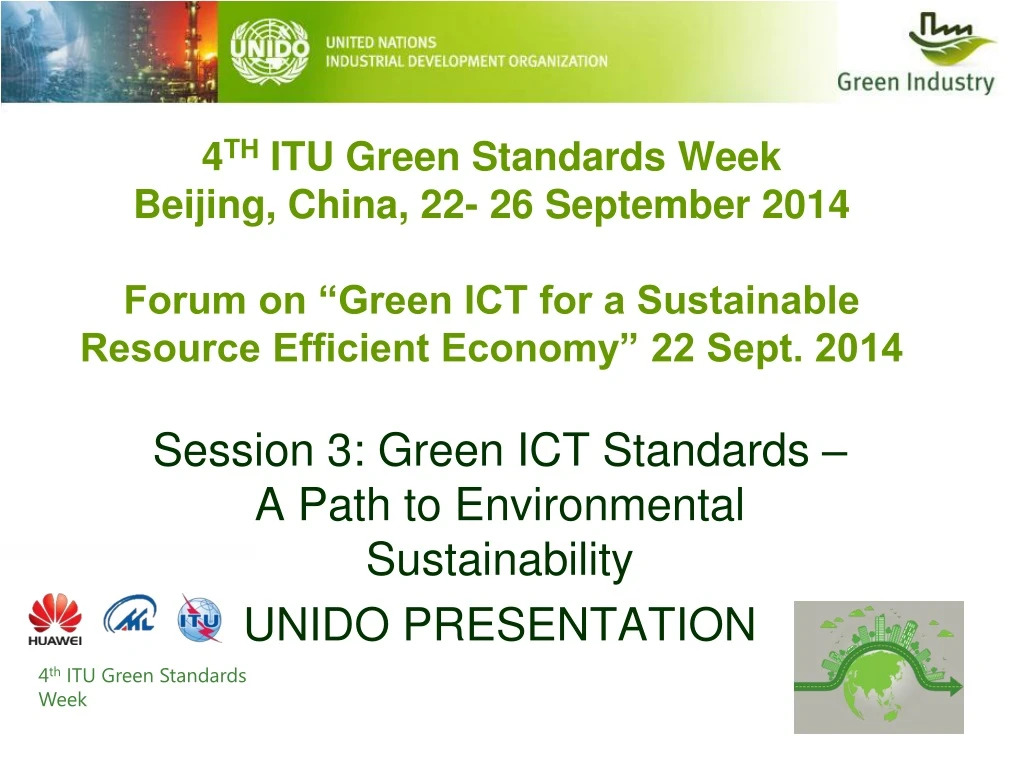 session 3 green ict standards a path to environmental sustainability unido presentation