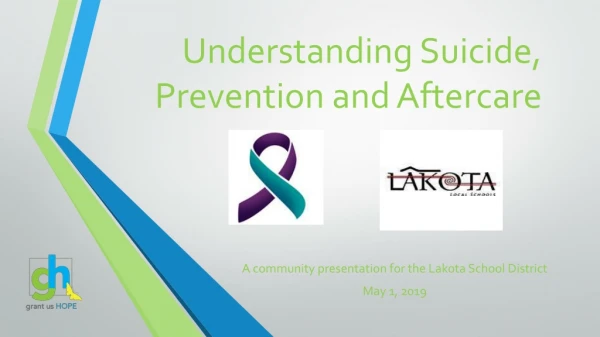 Understanding Suicide, Prevention and Aftercare