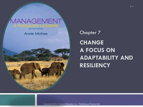 Change A Focus on Adaptability and Resiliency