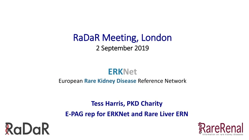 radar meeting london 2 september 2019