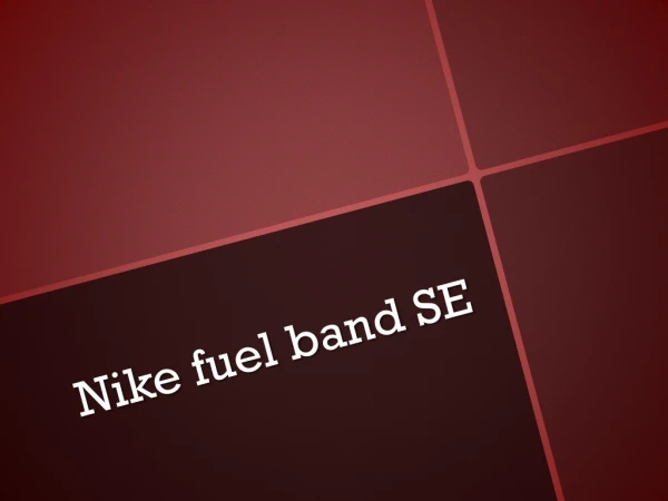 Nike fuel band SE