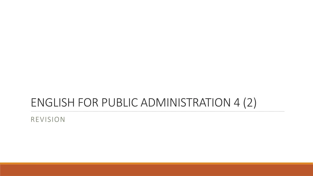 english for public administration 4 2