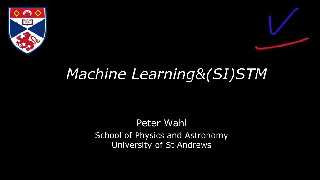 machine learning si stm