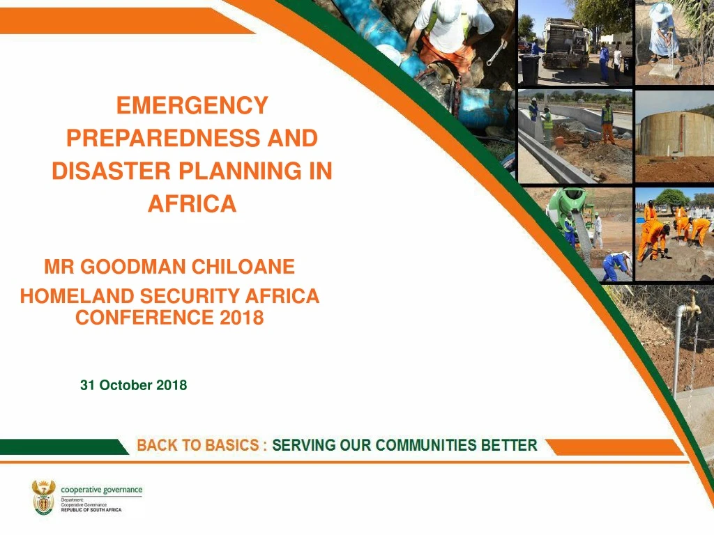 emergency preparedness and disaster planning in africa