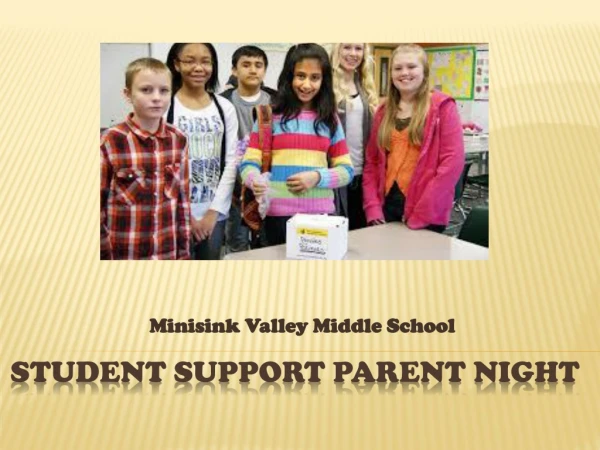 Student support parent night