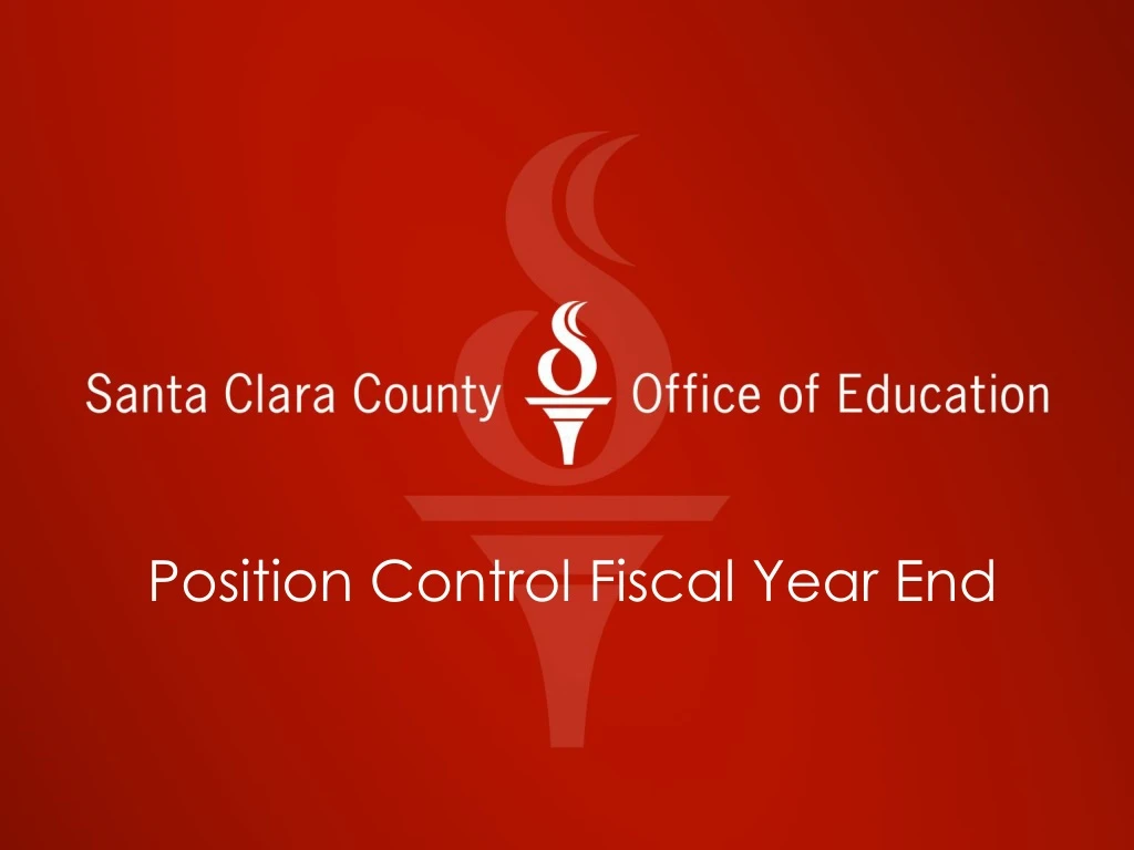 position control fiscal year end