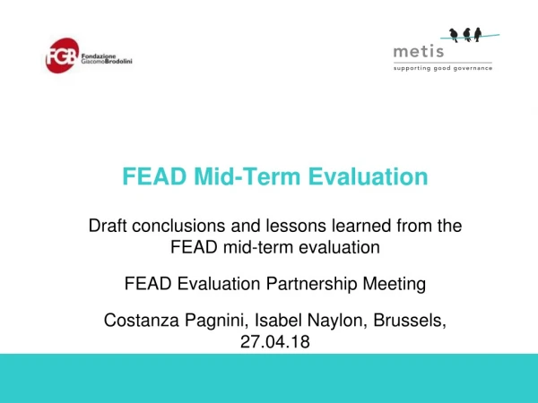 FEAD Mid-Term Evaluation