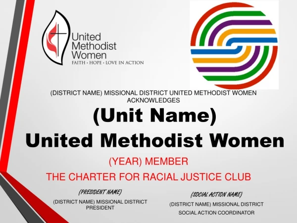 (year) Member the Charter for Racial Justice Club