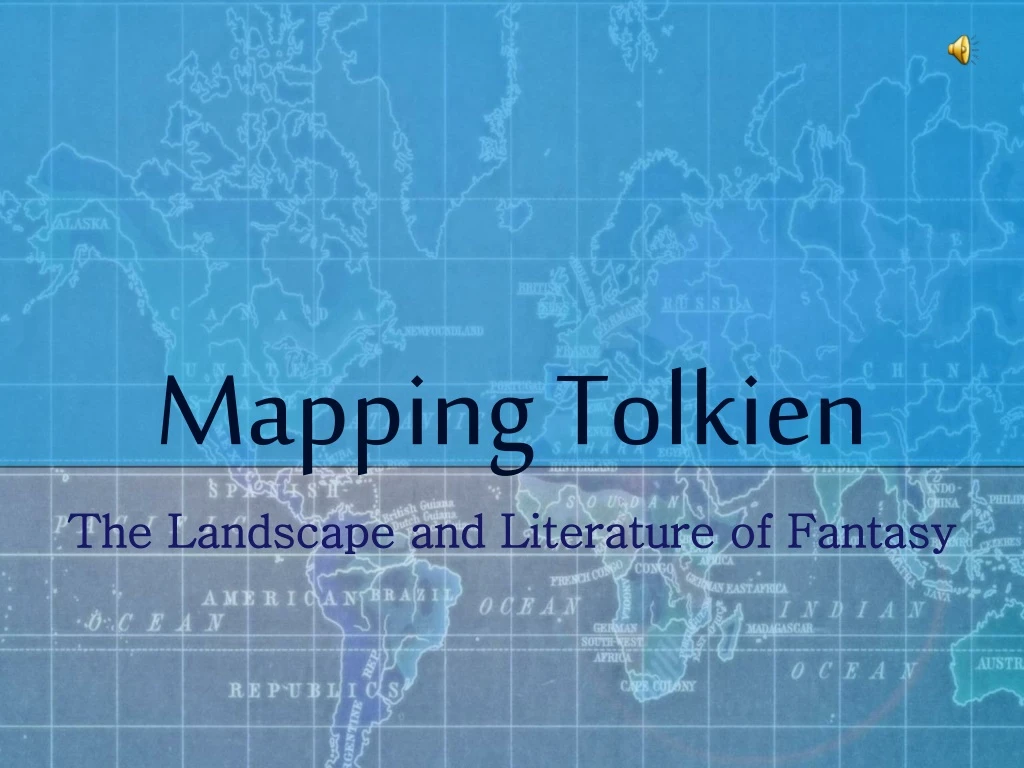 mapping tolkien