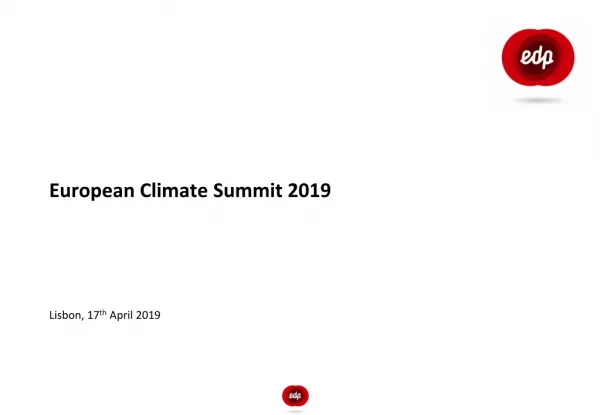 European Climate Summit 2019