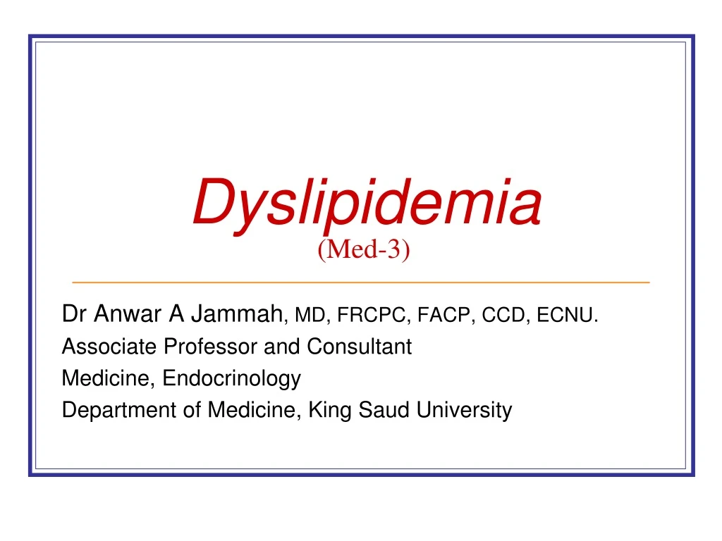 dyslipidemia med 3