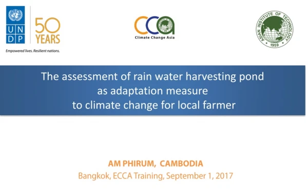 AM PHIRUM, CAMBODIA Bangkok, ECCA Training, September 1, 2017