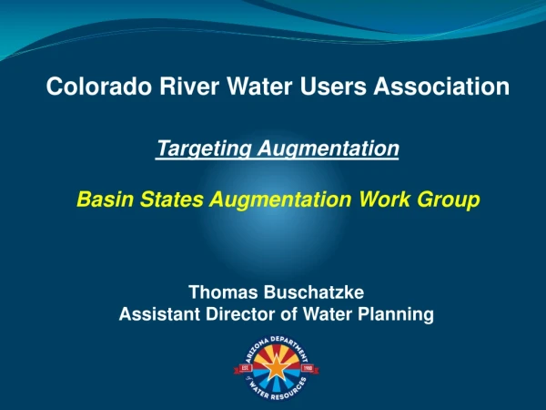 Targeting Augmentation Basin States Augmentation Work Group