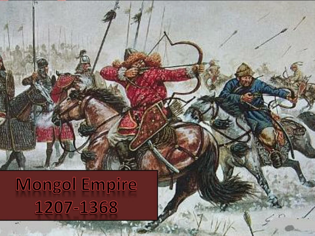 mongol empire 1207 1368