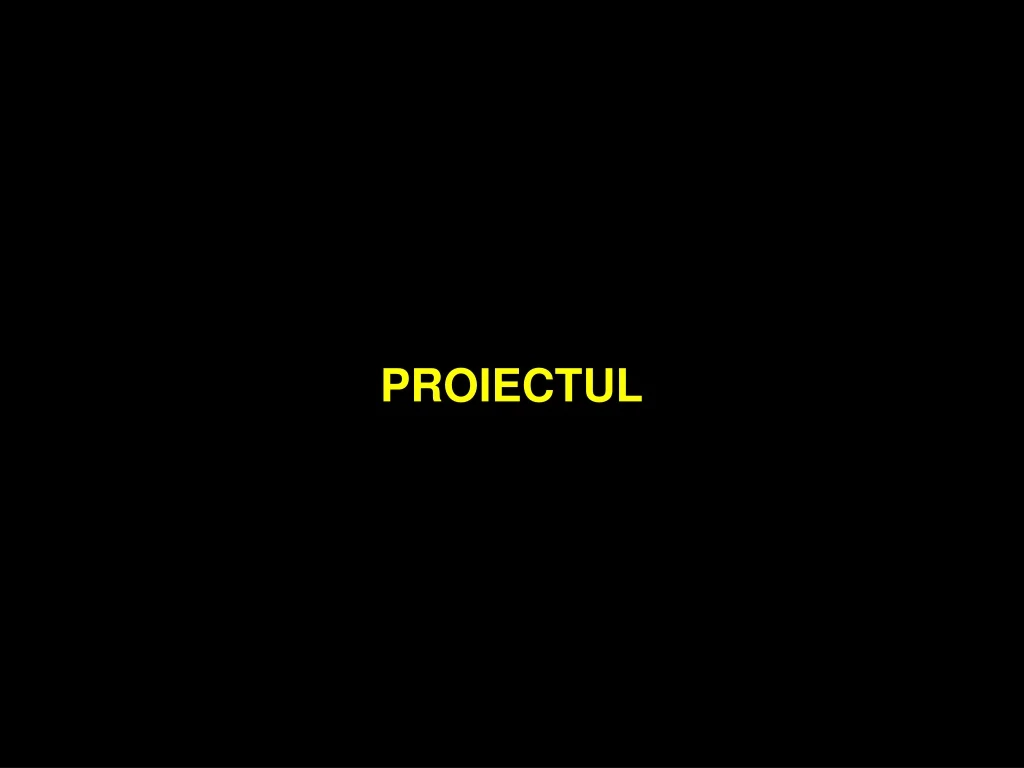 proiectul