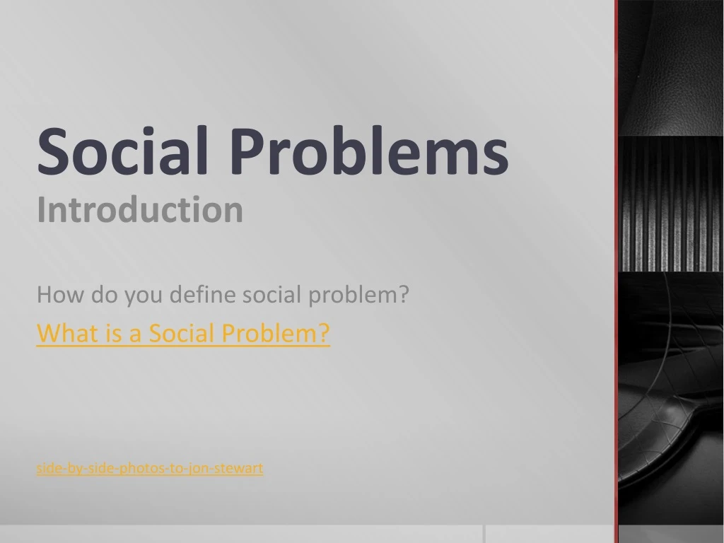 social problems