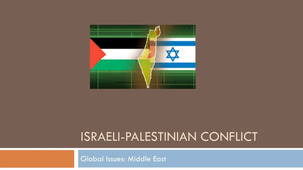 israeli palestinian conflict