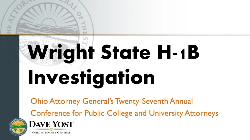 wright state h 1b investigation