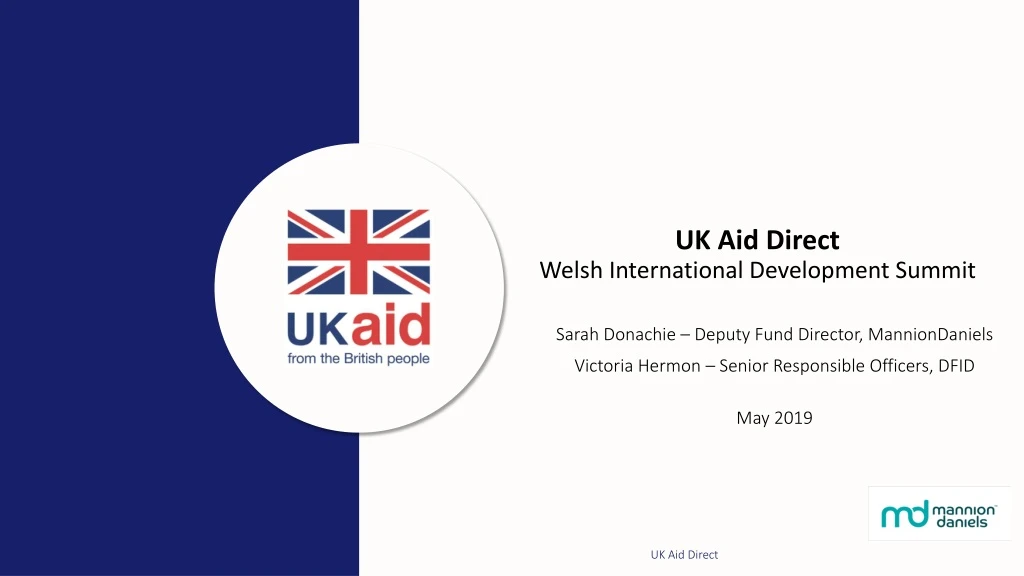 uk aid direct welsh international development