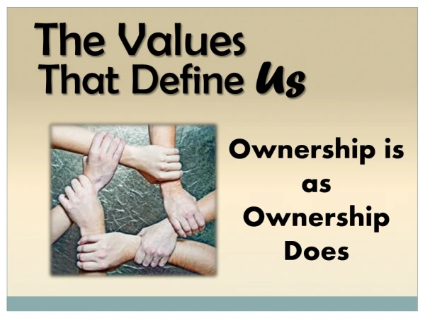 The Values