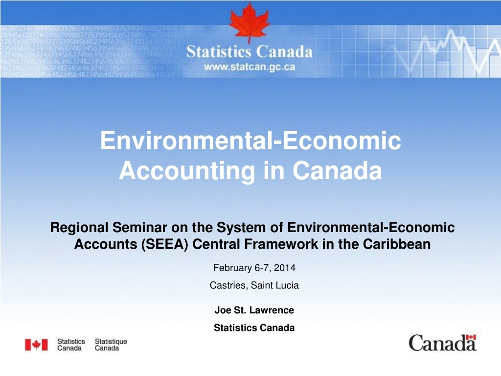 environmental economic accounting in canada
