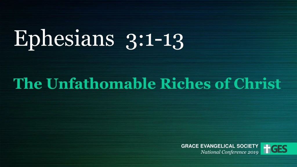 ephesians 3 1 13