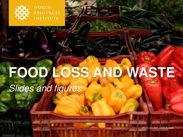 FOOD LOSS AND WASTE Slides and figures