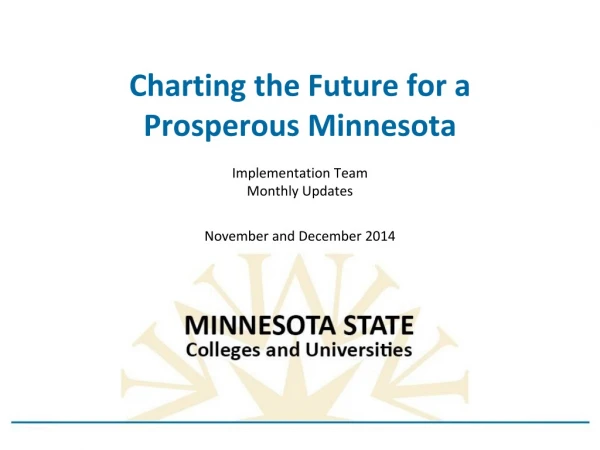 Charting the Future for a Prosperous Minnesota