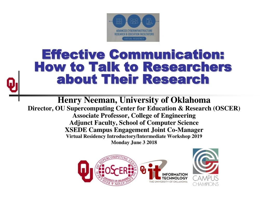 effective communication how to talk to researchers about their research