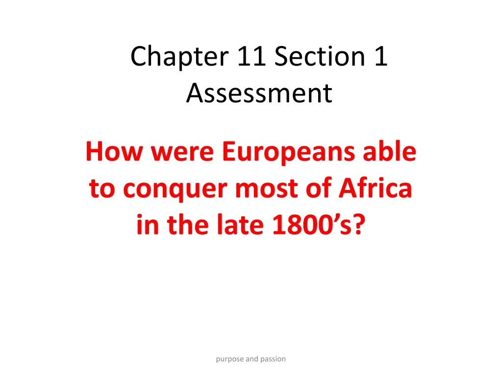 chapter 11 section 1 assessment