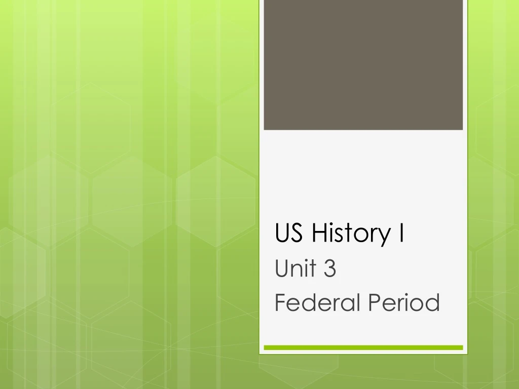 us history i