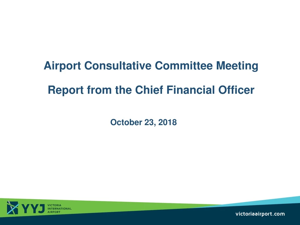 airport consultative committee meeting report from the chief financial officer