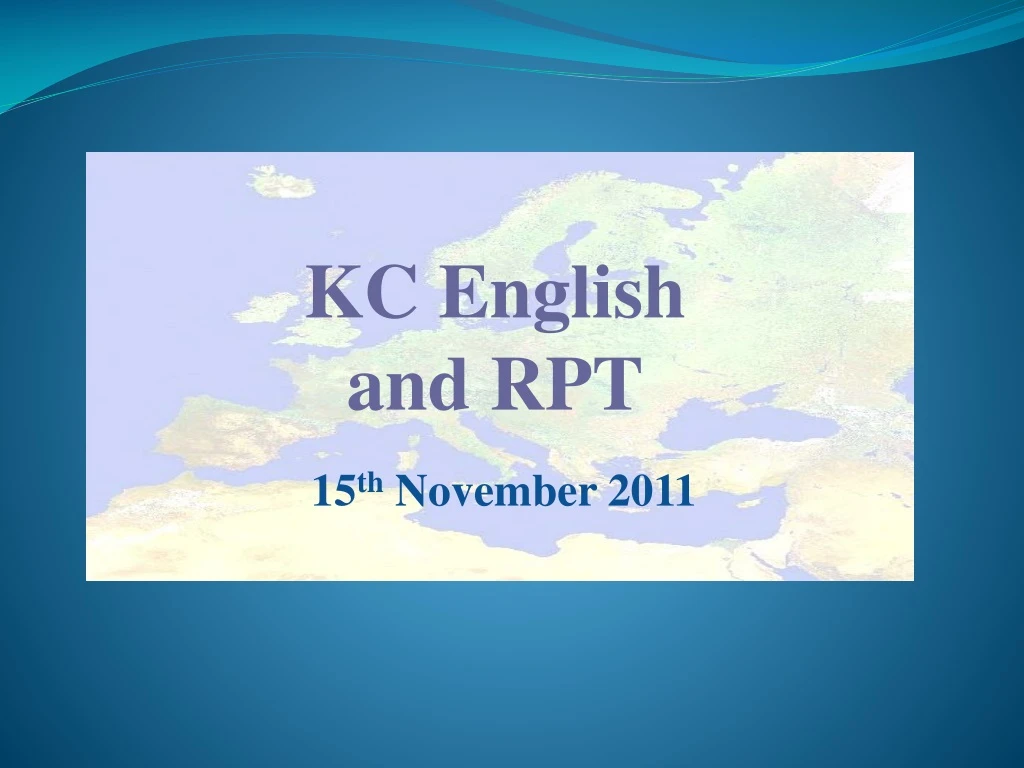 kc english and rpt