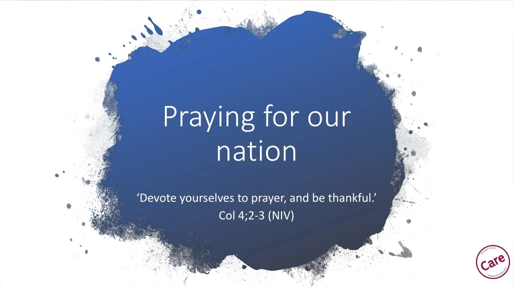 praying for our nation