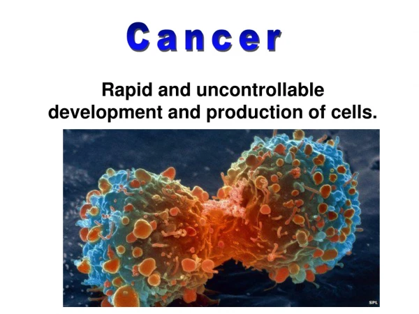 Rapid and uncontrollable development and production of cells.