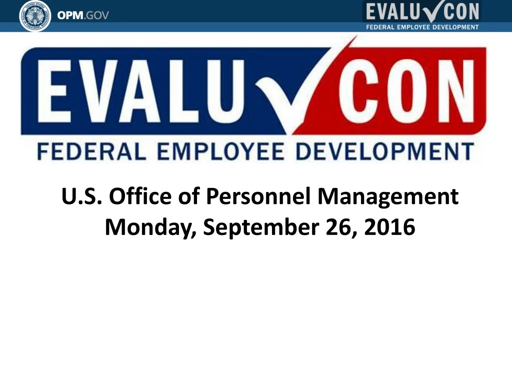 u s office of personnel management monday