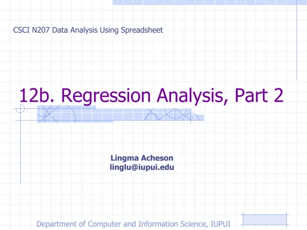 12b. Regression Analysis, Part 2