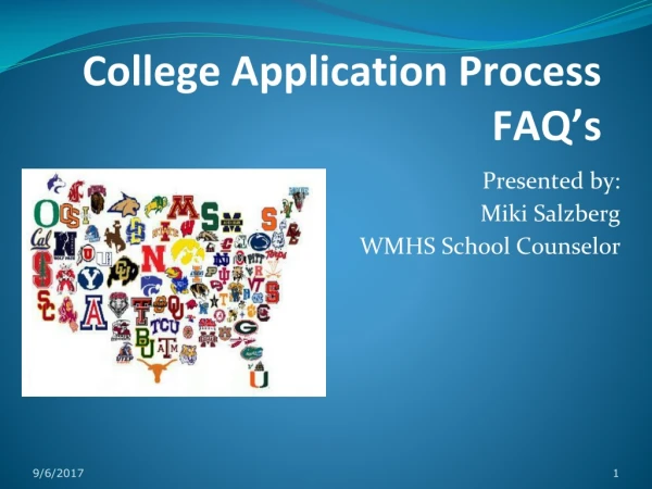 College Application Process FAQ’s