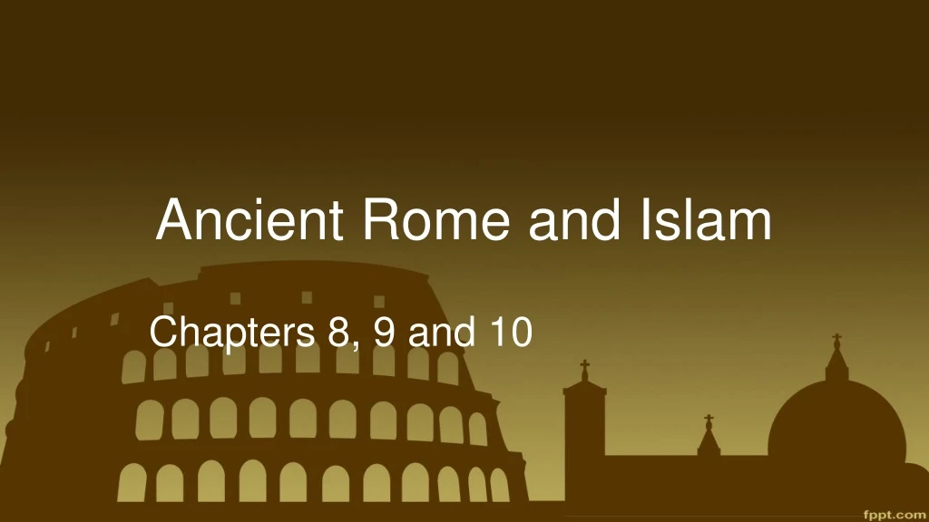 ancient rome and islam