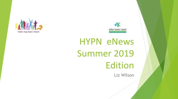 HYPN eNews Summer 2019 Edition