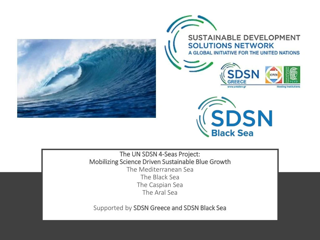 the un sdsn 4 seas project mobilizing science