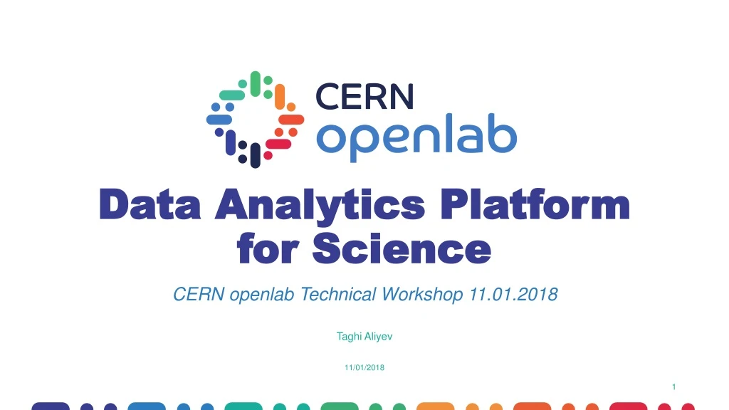 data analytics platform for science