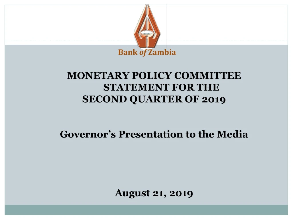 monetary policy committee statement