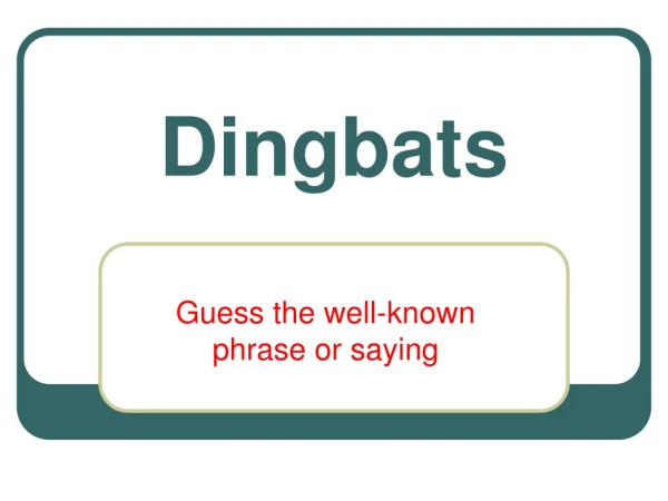 Dingbats