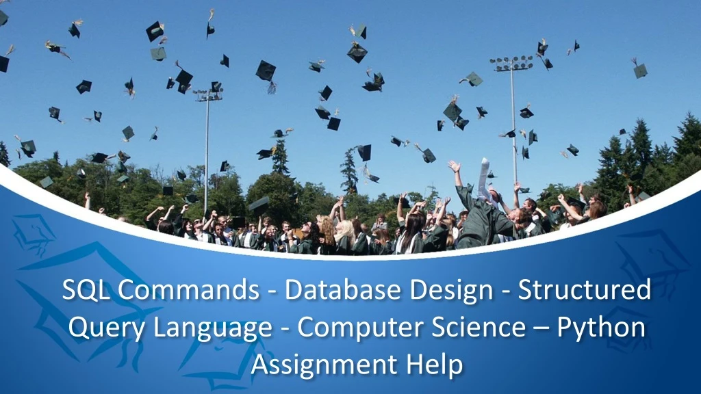 sql commands database design structured query language computer science python assignment help