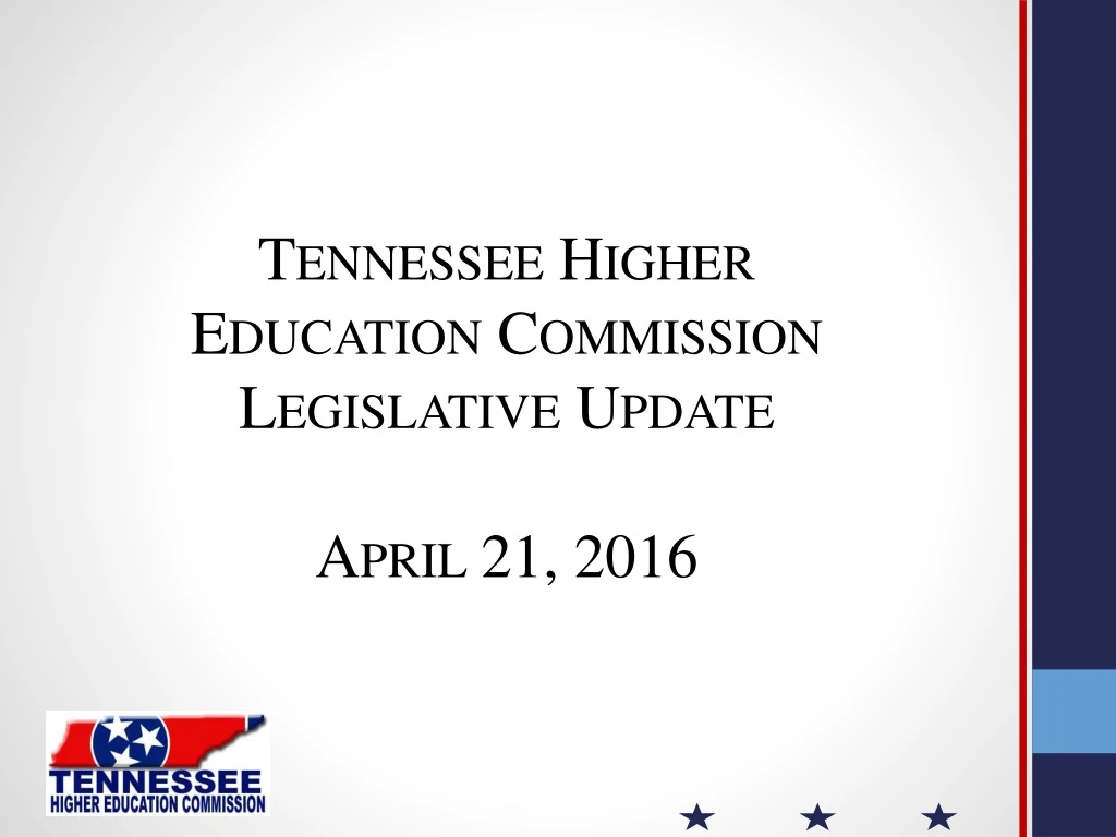 tennessee higher education commission legislative