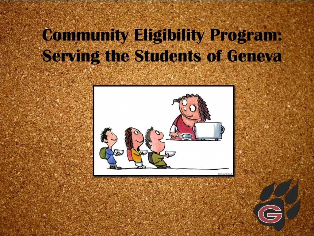 community eligibility program serving the students of geneva